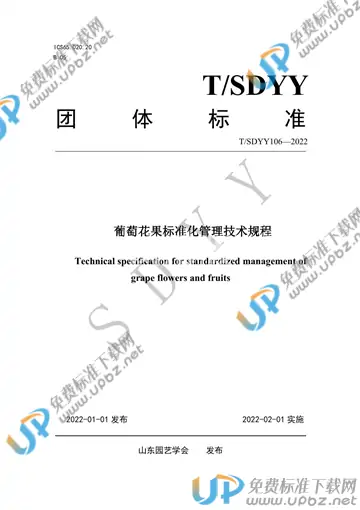 T/SDYY 106-2022 免费下载