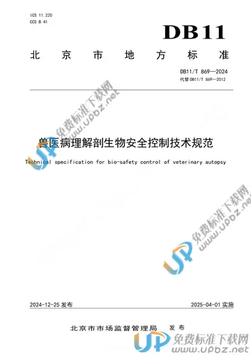 DB11/T 869-2024 免费下载