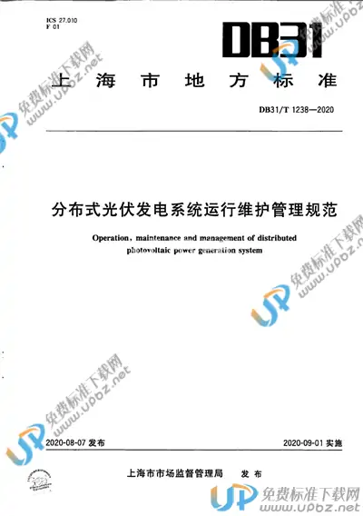 DB31/T 1238-2020 免费下载