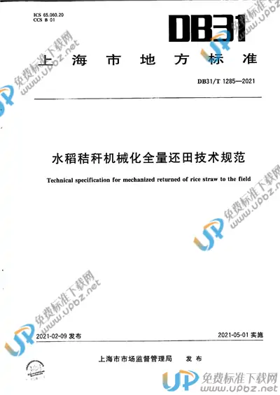 DB31/T 1285-2021 免费下载
