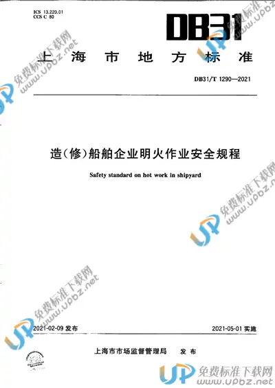 DB31/T 1290-2021 免费下载