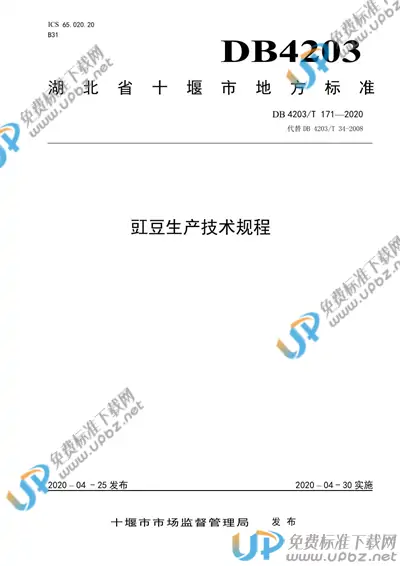 DB 4203/T 171-2020 免费下载