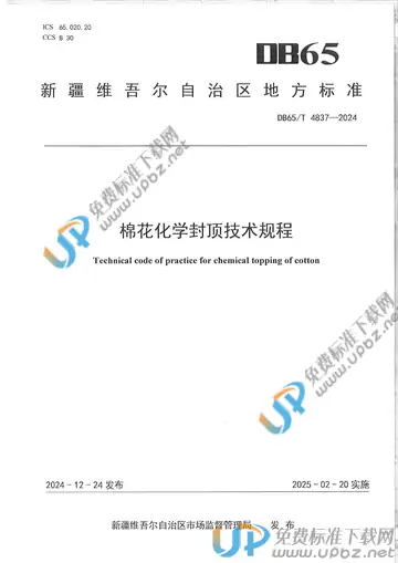 DB65/T 4837-2024 免费下载