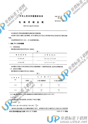 GB 8903-1988 免费下载
