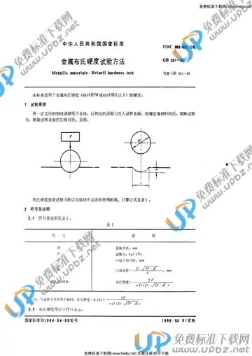 GB/T 231-1984 免费下载