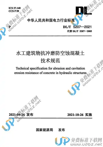 DL/T 5207-2021 免费下载