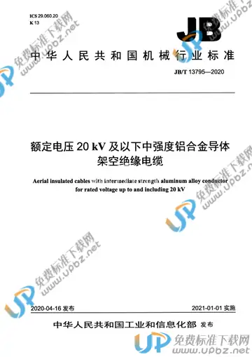 JB/T 13795-2020 免费下载