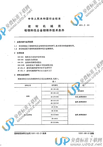 JC/T 401.2-1991(1996) 免费下载