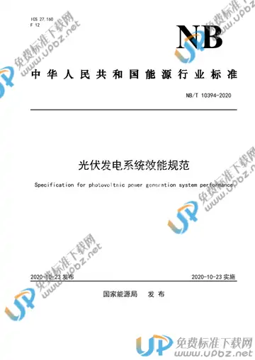 NB/T 10394-2020 免费下载