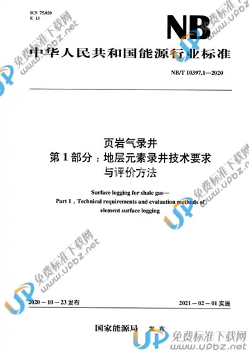 NB/T 10397.1-2020 免费下载