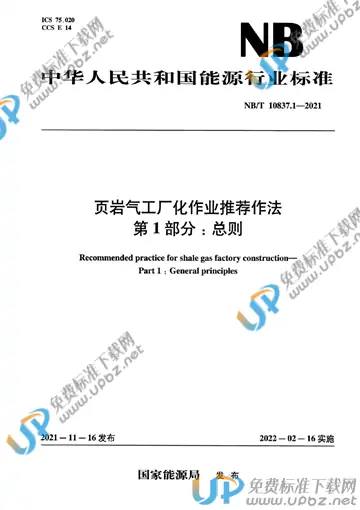 NB/T 10837.1-2021 免费下载