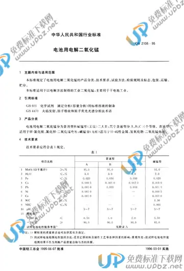 QB 2106-1995 免费下载