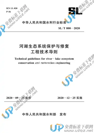 SL/T 800-2020 免费下载