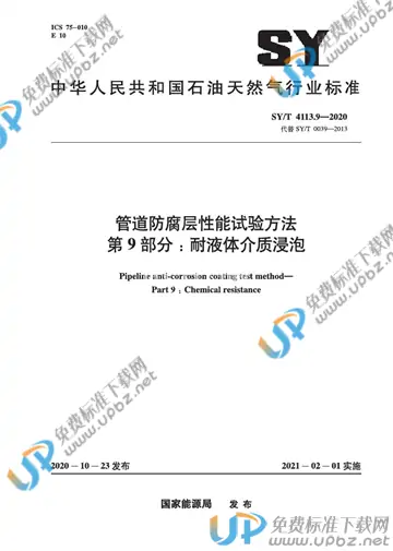 SY/T 4113.9-2020 免费下载