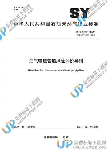 SY/T 6859-2020 免费下载