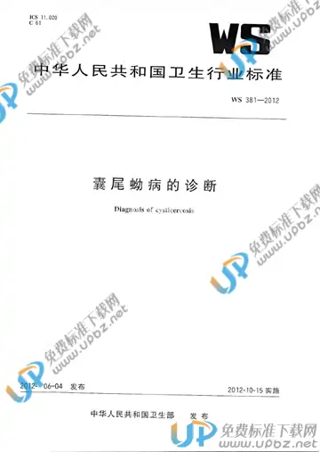 WS 381-2012 免费下载