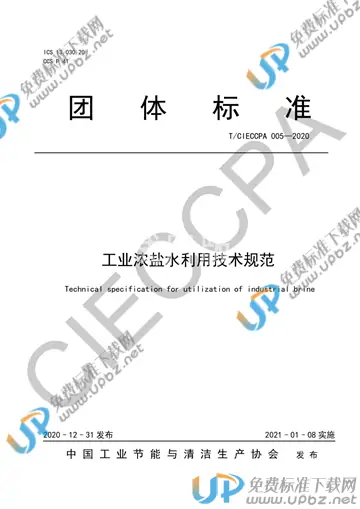 T/CIECCPA 005-2020 免费下载