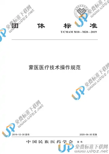 T/CMAM M10-20-2019 免费下载