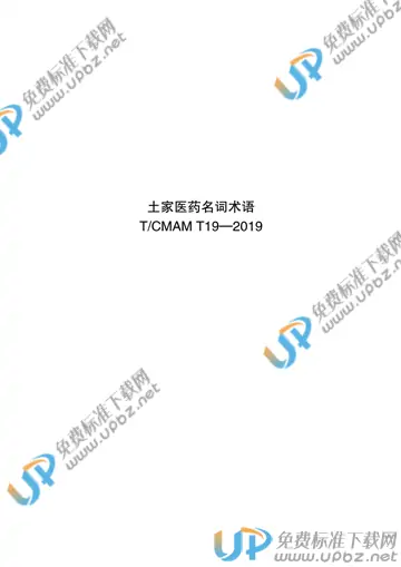 T/CMAM T19-2019 免费下载