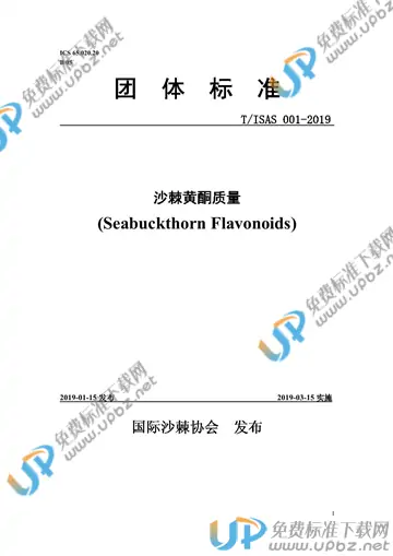T/ISAS 001-2019 免费下载