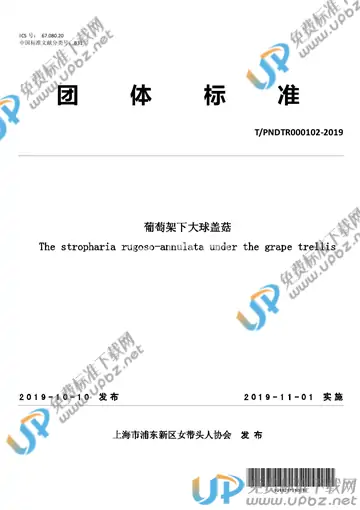 T/PNDTR 000102-2019 免费下载
