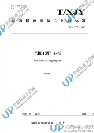 T/XJY 1105-2021 免费下载